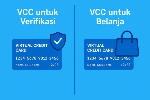 perbedaan vcc belanja dan verifikasi